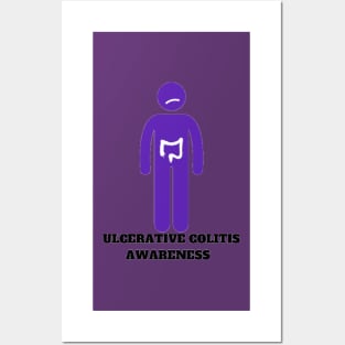 Ulcerative Colitis Silhouette Posters and Art